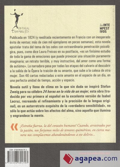 Veinticuatro horas en la vida de una mujer sensible Veinticuatro horas en la vida de una mujer sensible
