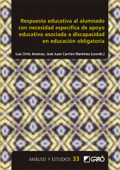 Portada de Respuesta educativa al alumnado con necesidad específica de apoyo educativo asociada a discapacidad en educación obligatoria