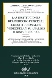 Portada de LAS INSTITUCIONES DEL DERECHO PRCESAL CONSTITUCIONAL EN VENEZUELA Y SU ANÁLISIS JURISPRUDENCIAL