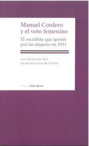 Portada de MANUEL CORDERO Y EL VOTO FEMENINO