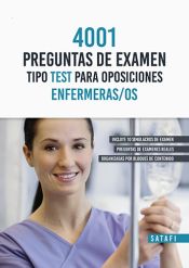 Portada de 4001 PREGUNTAS DE EXAMEN TIPO TEST PARA OPOSICIONES ENFERMERAS/OS