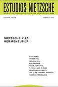 Portada de ESTUDIOS NIETZSCHE Vol IX. NIETZSCHE Y LA HERMENÉUTICA (Ebook)