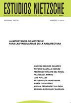 Portada de LA IMPORTANCIA DE NIETZSCHE PARA LAS VANGUARDIAS DE LA ARQUITECTURA (Ebook)