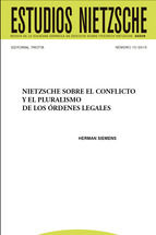 Portada de NIETZSCHE SOBRE EL CONFLICTO Y EL PLURALISMO DE LOS ÓRDENES LEGALES (Ebook)