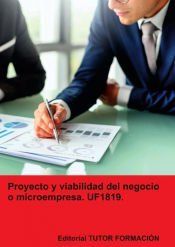 Portada de Proyecto y viabilidad del negocio o microempresa. UF1819