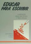 EDUCAR PARA ESCRIBIR