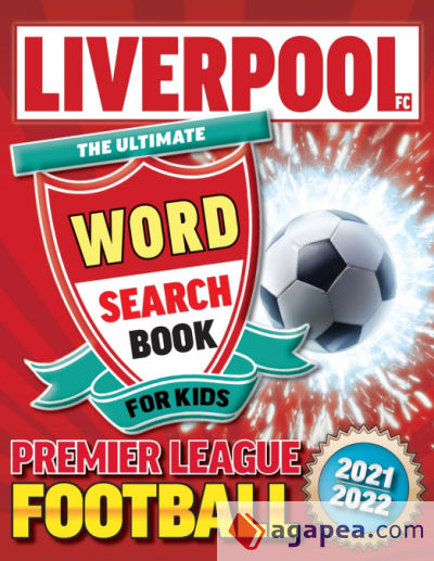 Liverpool FC Premier League Football Word Search Book For Kids