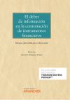 EL DEBER DE INFORMACI?N EN LA CONTRATACI?N DE INSTRUMENTOS FINANCIEROS