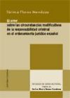 EL ERROR SOBRE LAS CIRCUNSTANCIAS MODIFICATIVAS DE LA RESPONSABILIDAD CRIMINAL EN EL ORDENAMIENTO JURÍDICO ESPAÑOL.