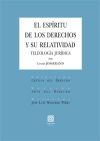 EL ESPÍRITU DE LOS DERECHOS Y SU RELATIVIDAD.