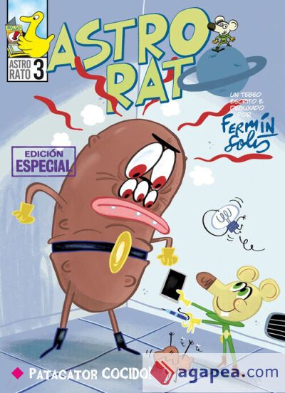 ASTRO RATO N&ordm;3.ASTRO RATO E LAMPADI&Ntilde;A EN PATACATOR COCIDO