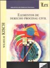 ELEMENTOS DE DERECHO PROCESAL CIVIL