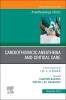 Portada de CARDIOTHORACIC ANESTHESIA AND CRITICAL CARE, ISSUA ANESTHES