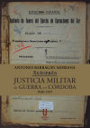 ENTERADO JUSTICIA MILITAR DE GUERRA EN CORDOBA 1936 1945