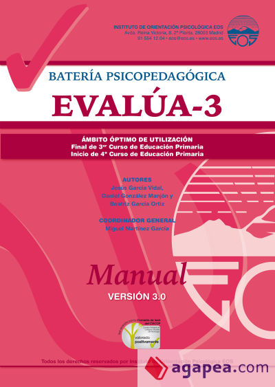 Manual EVALÚA 3. Versión 3.0