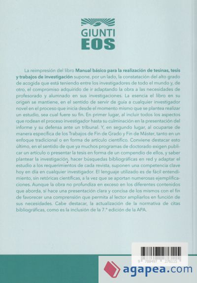 Manual básico para la realización de tesinas, tesis y trabajos de investigación