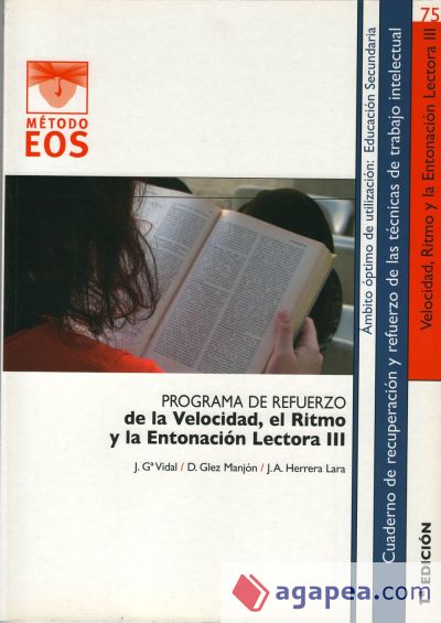 Programa de refuerzo de la velocidad, el ritmo y la entonación lectora III