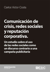 Portada de Comunicación de crisis, redes sociales y reputación corporativa