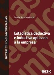 Portada de Estadística deductiva e inductiva aplicada a la empresa