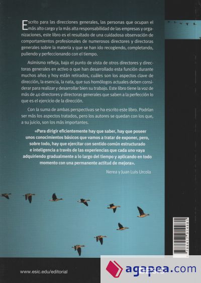Las claves de la dirección: Conceptos, cuestiones y la voz de 40 directores generales