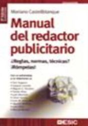 Portada de Manual del redactor publicitario