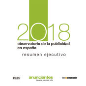 Portada de Observatorio de la publicidad en España 2018