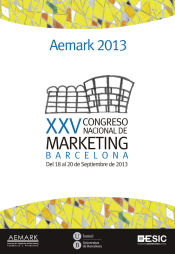 Portada de XXV Congreso Nacional de Marketing. Aemark 2013