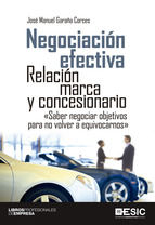 Portada de Negociación efectiva. Relación marca y concesionario (Ebook)