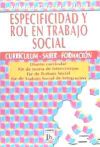 ESPECIFICIDAD ROL EN TRABAJO SOCIAL. CURRIC