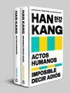 ESTUCHE HAN KANG: Contiene Imposible decir adi&oacute;s| Actos humanos