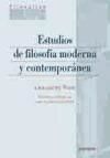 ESTUDIOS DE FILOSOFIA MODERNA Y CONTEMPORANEA