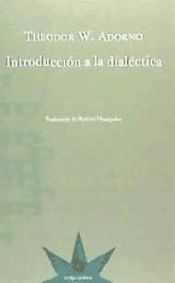 Portada de INTRODUCCION A LA DIALECTICA