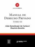 Portada de Manual de Derecho Privado. Tomo III (Ebook)