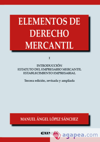 Elementos de Derecho Mercantil I