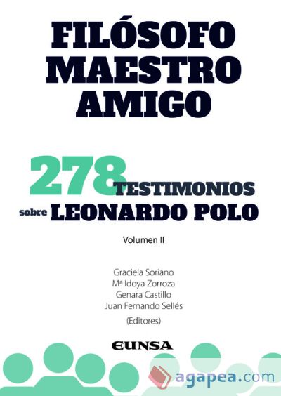 Filósofo, maestro y amigo (vol. II)