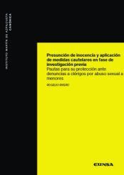 Portada de Presunci&oacute;n de inocencia y aplicaci&oacute;n de medidas cautelares en fase de investigaci&oacute;n previa