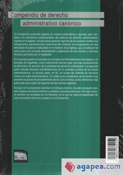 COMPENDIO DE DERECHO ADMINISTRATIVO CANÓNICO