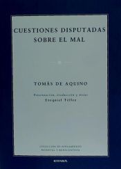 Portada de Cuestiones Disputadas sobre el mal