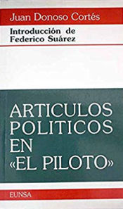 Portada de DONOSO CORTES. ARTICULOS POLITICOS EN EL PILOTO