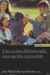 Portada de Educación diferenciada, una opción razonable