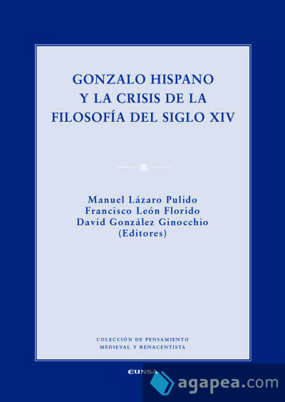 Gonzalo Hispano y la crisis de la filosofía del siglo XIV