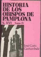 Portada de Historia de los obispos de Pamplona. IV