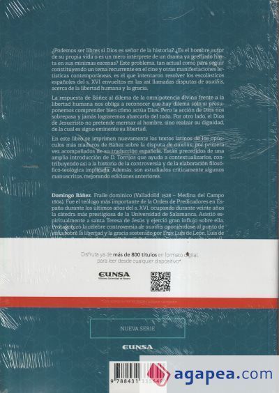 Predestinación y libertad: Escritos en torno a la controversia de auxiliis
