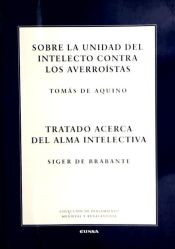 Portada de Sobre la unidad del intelecto contra los averroístas. Tratado acerca del alma intelectiva