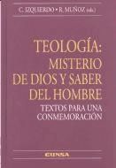 Portada de Teología: misterio de Dios y saber del hombre