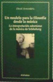 Portada de Un modelo para la filosofía desde la música.La interpretación adorniana de la música de Schönberg