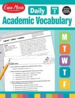 Portada de Daily Academic Vocabulary Grade 2 [With Transparencies]