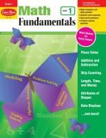 Portada de Math Fundamentals, Grade 1