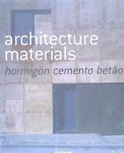 Portada de ARCHITECTURE MATERIALS HORMIGON CEMENTO BETAO