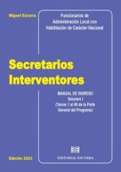 Portada de SECRETARIOS INTERVENTORES (4 VOLS)